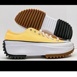 Brand new Converse platform run star hike ox Citron unisex sz 12 women/10.5 men